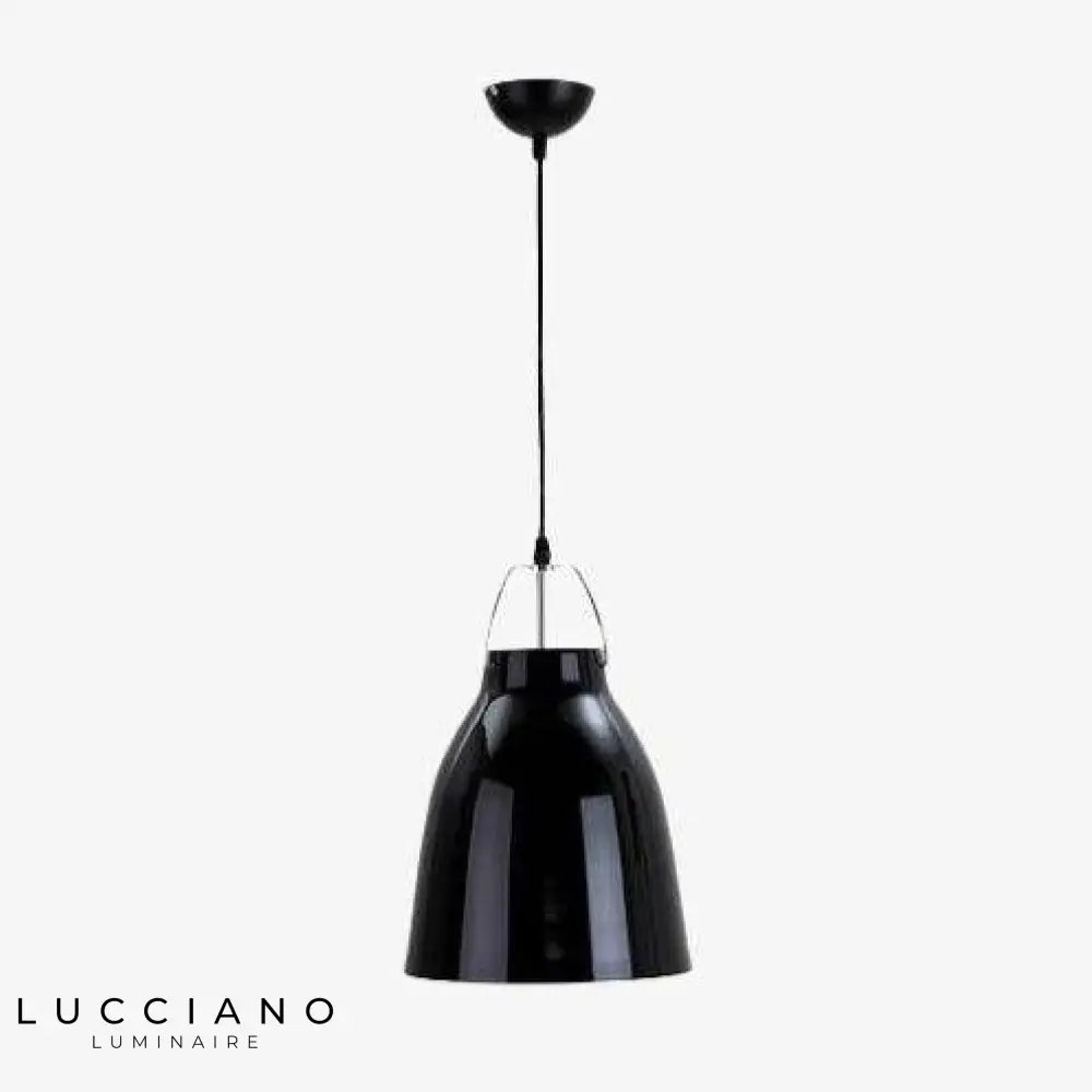 Suspension Scandinave En Aluminium Noir - 20Cm Luminaire Chambre