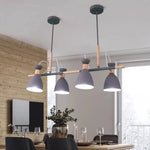 Suspension Spot Métal Bois Wooden Luminaire Chambre