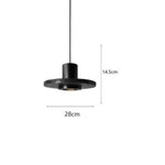 Suspension Terrazzo Noir Doré Industrielle C - M Luminaire Chambre