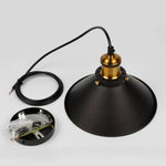 Suspension Vintage Dorée En Métal Luminaire Doré