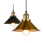 Suspension Vintage Dorée En Métal Luminaire Doré
