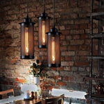 Suspension Vintage Industrielle Grillagée Luminaire Chambre