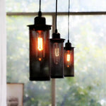 Suspension Vintage Industrielle Grillagée Luminaire Chambre