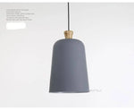 Suspensions Design En Aluminium Et Bois Gris Luminaire Chambre