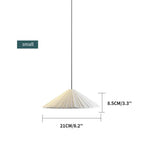 Suspensions Design Island En Cône Coloré Blanc - 21X8 5Cm Luminaire Chambre