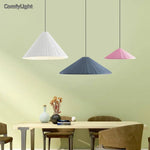 Suspensions Design Island En Cône Coloré Luminaire Chambre