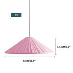 Suspensions Design Island En Cône Coloré Rose - 42X13 4Cm Luminaire Chambre