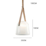 Suspensions Led En Métal Hang Blanc / Froide Luminaire Chambre