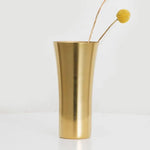 Vase Doré Chromé Design Steel Luminaire