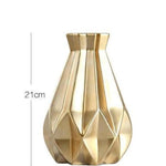 Vase Métal Doré Géométrique Luxe / L Luminaire Doré