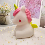 Veilleuse de chevet en Silicone licorne