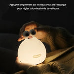 Veilleuse escargot tactile et rechargeale – Lampe pour allaitement