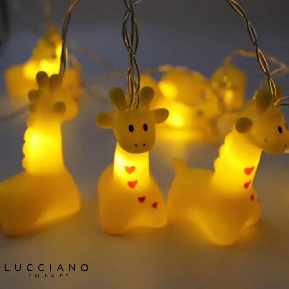 Veilleuse guirlande lumineuse LED girafe