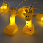 Veilleuse guirlande lumineuse LED girafe