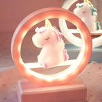 Veilleuse LED licorne créative avec batterie