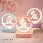 Veilleuse LED licorne créative avec batterie