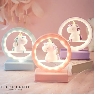 Creative Unicorn LED Night Light with Battery