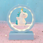 Veilleuse LED licorne créative avec batterie