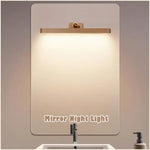 Veilleuse Led Magnétique En Bois Applique Murale Chambre