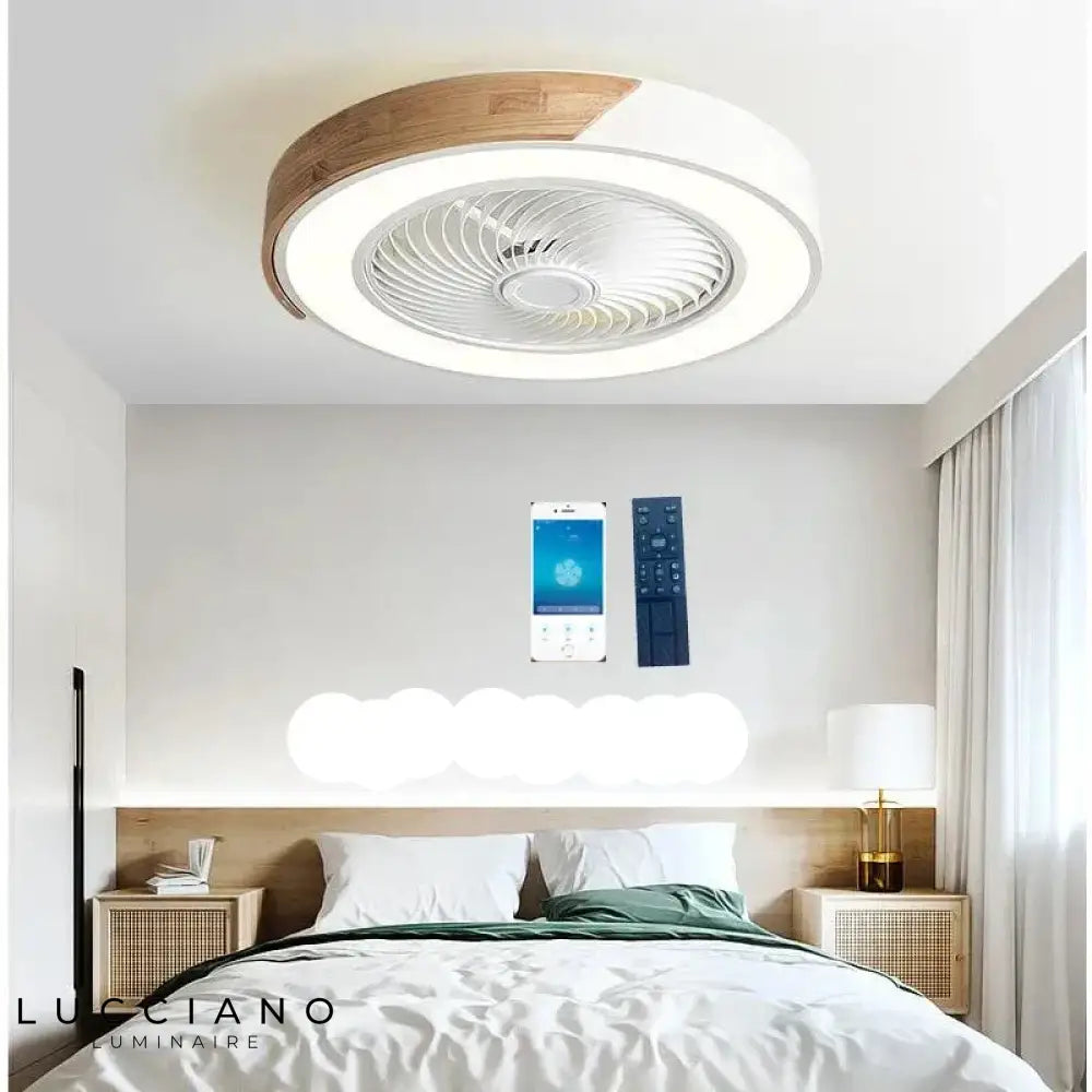 Ventilateur luminaire chambre