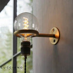Voici La Transformation Du Titre: Applique Murale Industrielle Vintage Métal Brute Chambre