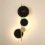 Voici La Transformation Du Titre: Applique Murale Led Design Élégant Horloge Chambre