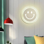 Voici La Transformation Du Titre: Applique Murale Led Smiley Design Élégant Chambre