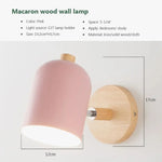 Voici La Transformation Du Titre: Applique Murale Nordique Bois Chic Lumineux Minimaliste Chambre