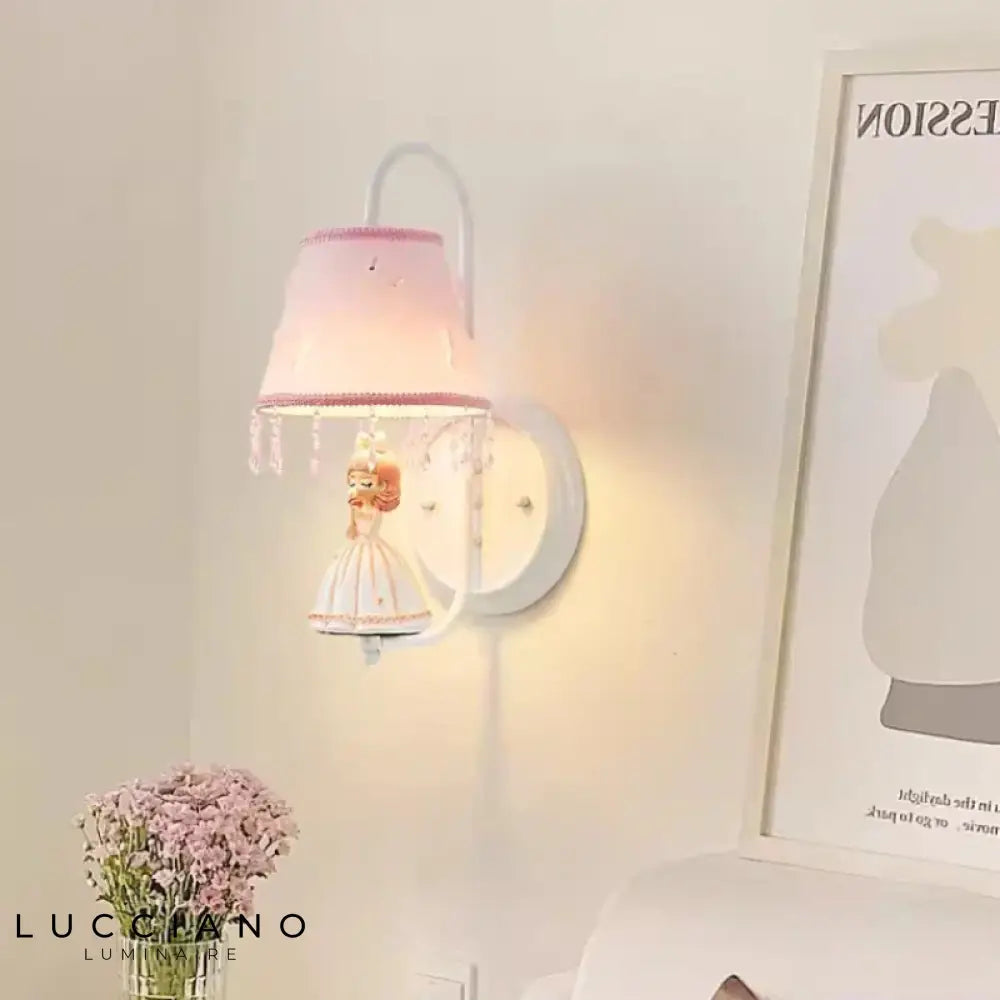 Voici La Transformation Du Titre: Applique Murale Romantique Décor Vintage Élégant Lumière Chambre