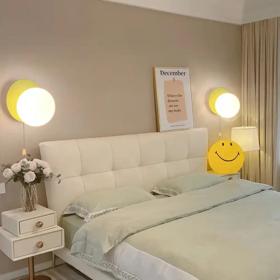 Voici La Transformation Du Titre: Appliques Murales Colorées Nordiques Design Scandinave Applique