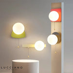 Voici La Transformation Du Titre: Appliques Murales Colorées Nordiques Design Scandinave Applique