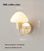 Voici Le Nouveau Titre: Applique Murale Champignon Lumineux Design Scandinave Un Chambre