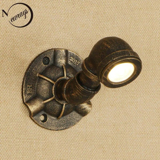 Voici Le Nouveau Titre: Applique Murale Décorative Industrielle Vintage Métal Chambre