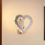 Voici Le Nouveau Titre: Applique Murale En Cristal Élégante Et Lumineuse F / Blanc Froid Chambre