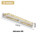 Voici Le Nouveau Titre: Applique Murale Led Cristal Élégant Lumineux B 68Cmchampagne Doré /