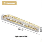 Voici Le Nouveau Titre: Applique Murale Led Cristal Élégant Lumineux B 87Cmchampagne Doré /