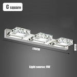 Voici Le Nouveau Titre: Applique Murale Led Cristal Élégant Lumineux Carré C / Blanc Chaud