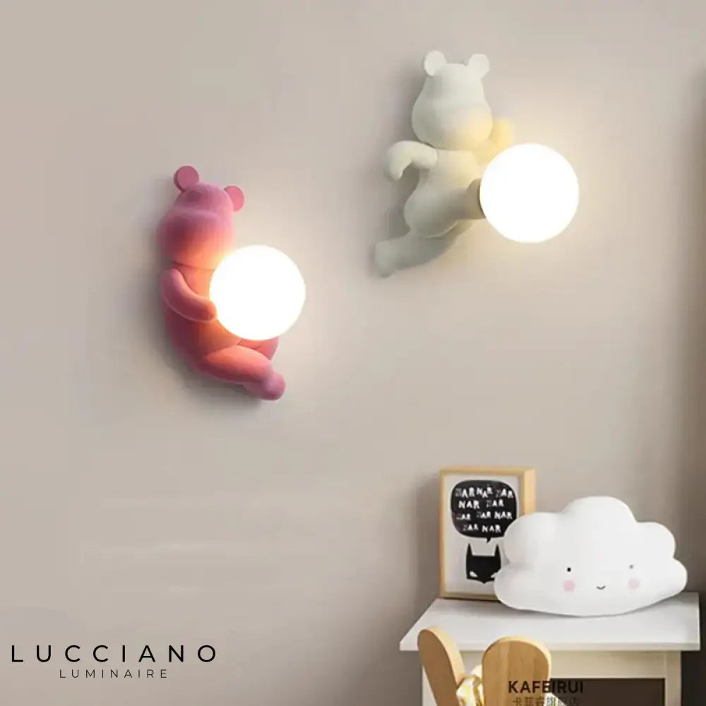 Voici Le Nouveau Titre: Applique Murale Ours Design Chambre Enfant