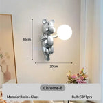 Voici Le Nouveau Titre: Applique Murale Ours Design Chambre Enfant Chrome B / 3 Température De