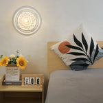 Voici Le Nouveau Titre: Applique Murale Ronde Élégante Patine Artistique Chambre