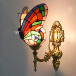 Voici Le Nouveau Titre: Applique Murale Tiffany Papillon Lumière Authentique A5 Chambre