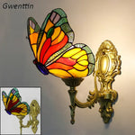 Voici Le Nouveau Titre: Applique Murale Tiffany Papillon Lumière Authentique Chambre