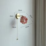 Voici Le Nouveau Titre: Applique Murale Vintage Charme Délicat Roses. Verre 2 / 4 W (Max 100 W)