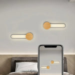 Voici Le Nouveau Titre En 6 Mots: Applique Murale Led Bois Nordique Design Élégant Chambre