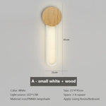 Voici Le Nouveau Titre En 6 Mots: Applique Murale Led Bois Nordique Design Élégant Wl554B Blanc