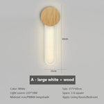 Voici Le Nouveau Titre En 6 Mots: Applique Murale Led Bois Nordique Design Élégant Wl554B Blanc