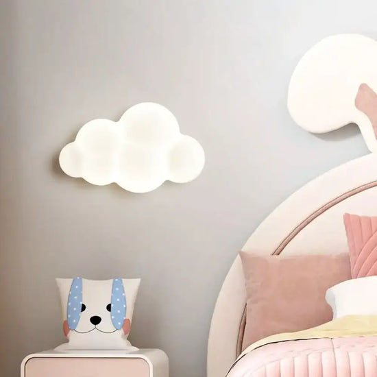 Applique murale enfant avec étagère CLOUD LED/5W/230V blanc/rose Applique murale enfant avec étagère CLOUD LED/5W/230V blanc/rose
