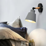 Voici Le Nouveau Titre: Lampe De Chevet Nordique Élégante Bois Design Déco Applique Murale Chambre