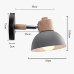 Voici Le Nouveau Titre: Lampe De Chevet Nordique Élégante Bois Design Déco Applique Murale Chambre