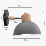 Voici Le Nouveau Titre: Lampe De Chevet Nordique Élégante Bois Design Déco Applique Murale Chambre